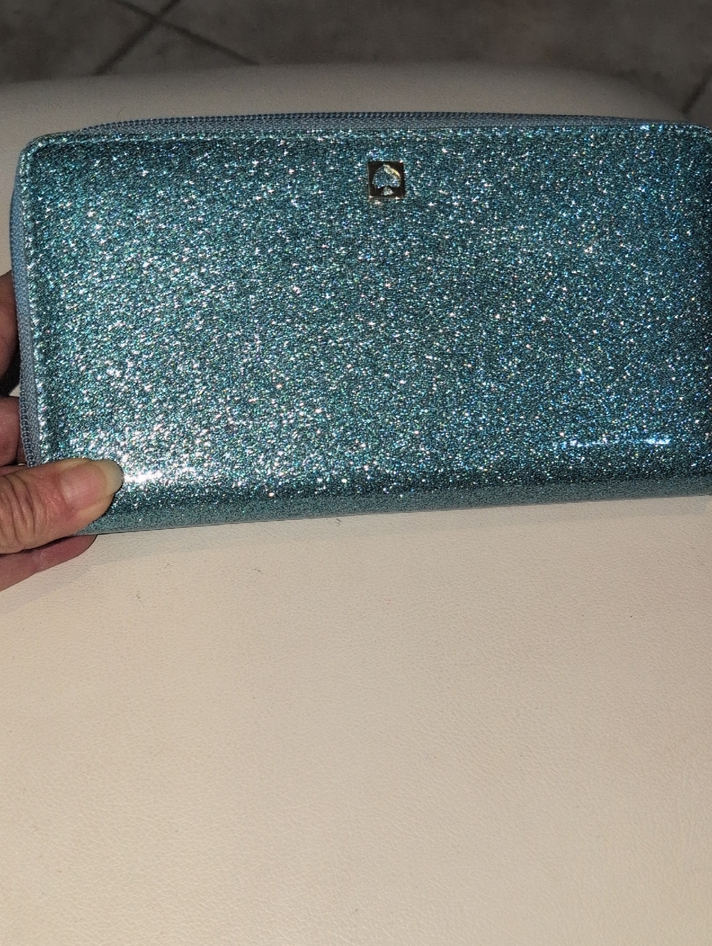 Kate Spade Mavis Neda Continental Zip Wallet In Cinderella Blue